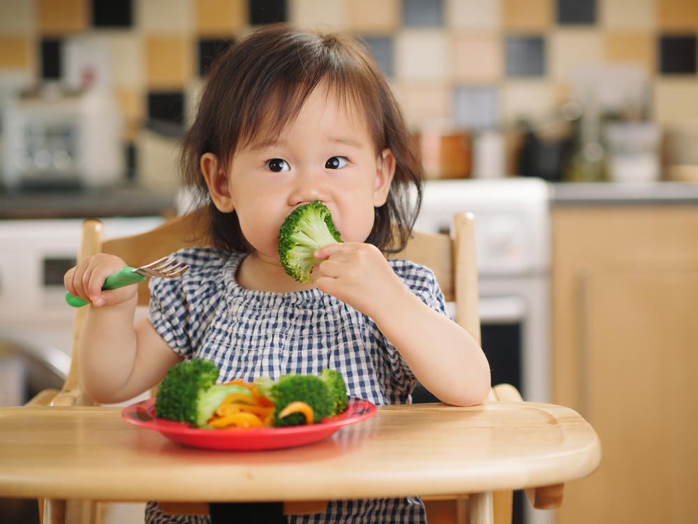 Apenas a percepção dos pais quanto à quantidade de comida não determina se a criança está comendo bem. Foto: Shutterstock